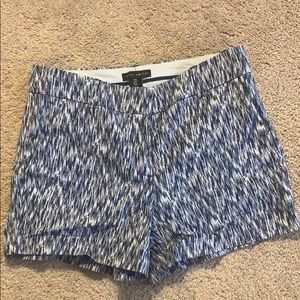 Royal Blue & White Printed Shorts size 2